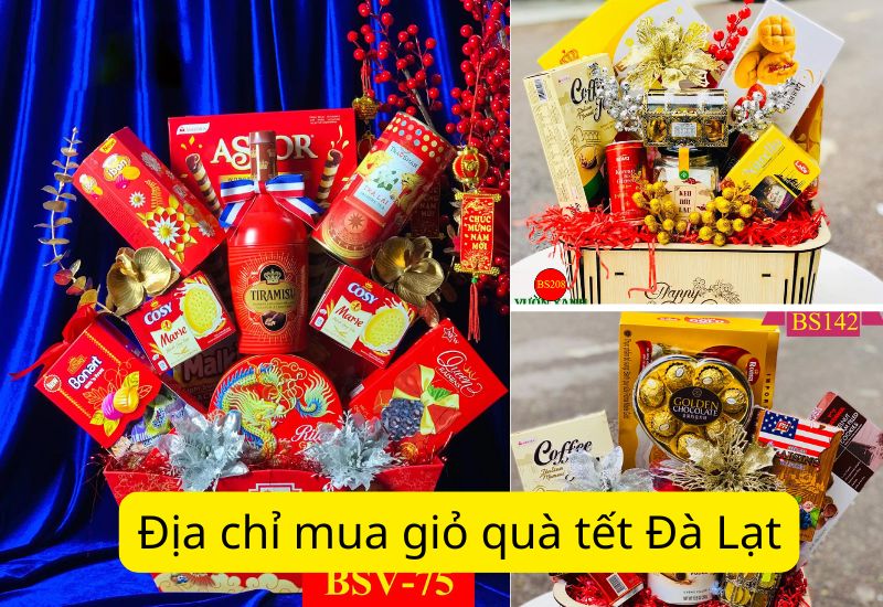 Địa chỉ mua giỏ quà tết Đà Lạt Lâm Đồng
